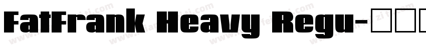 FatFrank Heavy Regu字体转换